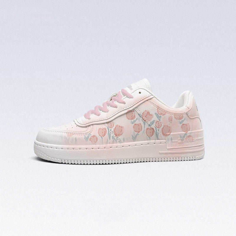 Breathable all-match Tulip Board shoes by R&G Boutique, showcasing lightweight design and stylish slip-on footwear for women.
