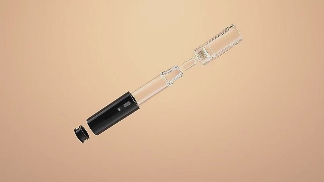 Rodillo de cuidado labial 3 en 1 Rodillo de crecimiento capilar Rodillo para barba y aplicador de sérum